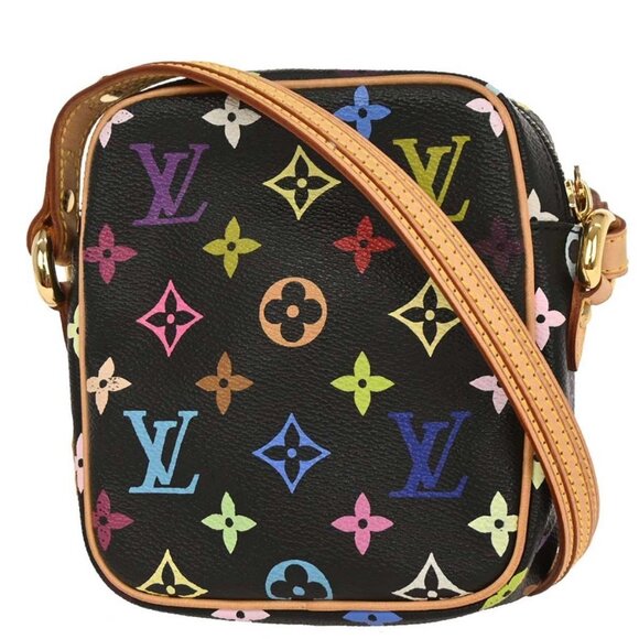 Louis Vuitton Black Monogram Multicolor Rift Shoulder Bag M40056 TH1015 154213 - Picture 2 of 10